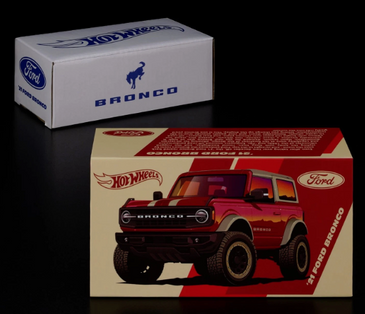 HOT WHEELS RLC RED '21 FORD BRONCO
