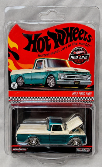 HOT WHEELS RLC BLUE 1962 FORD F-100