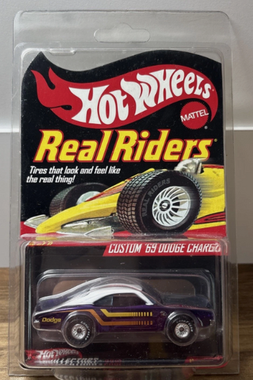 HOT WHEELS RLC REAL RIDERS PURPLE CUSTOM '69 DODGE CHARGER
