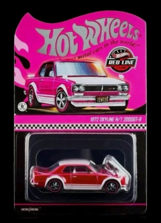 HOT WHEELS RLC PINK 1972 NISSAN SKYLINE H/T 2000GT-R
