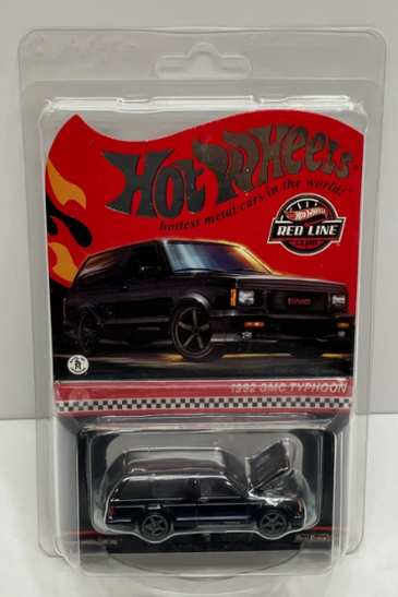 HOT WHEELS RLC BLACK 1992 GMC TYPHOON