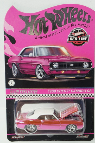 HOT WHEELS RLC PINK 1969 CHEVY CAMARO SS