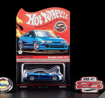 HOT WHEELS RLC BLUE 1995 HONDA INTEGRA TYPE R