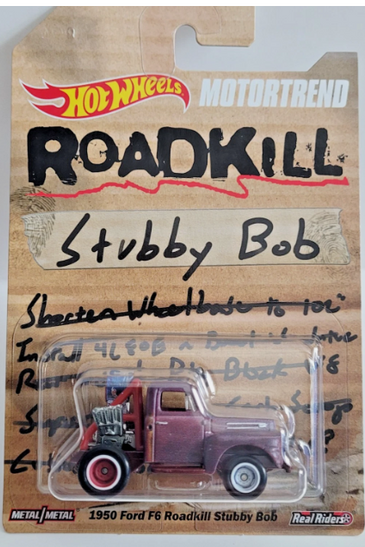 HOT WHEELS RLC MOTOR TREND ROADKILL STUBBY BOB