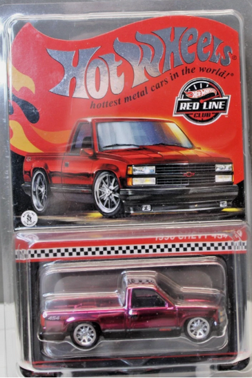 HOT WHEELS RLC RED 1990 CHEVY 454 SS