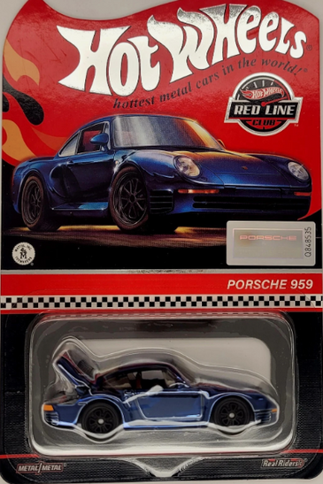 HOT WHEELS RLC BLUE PORSCHE 959