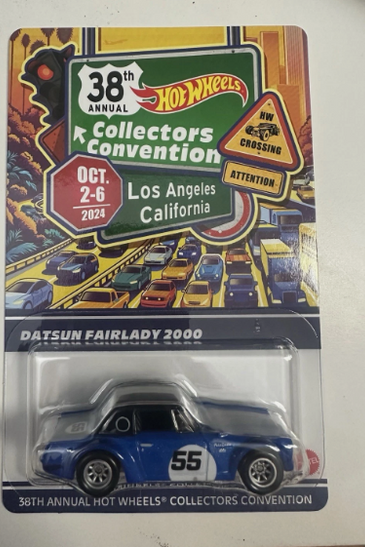 HOT WHEELS 38TH ANNUAL COLLECTORS' CONVENTION BLUE DATSUN FAIRLADY 2000