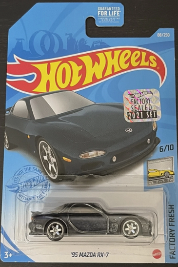 Hot Wheels 2021 Super Treasure Hunt STH Factory Sealed ‘95 Mazda RX-7