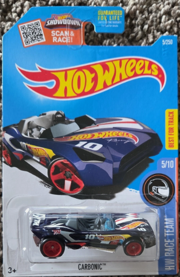 Hot Wheels 2016 SUPER Treasure Hunt CARBONIC w/protector