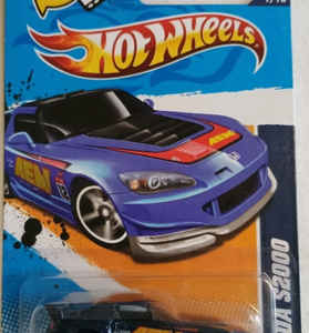 2012 Hot Wheels Super Treasure Hunt Honda S2000 Blue W/Protector