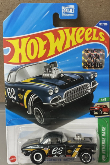 2025 HOT WHEELS SUPER TREASURE HUNT ‘62 CORVETTE GASSER FACTORY SEALED