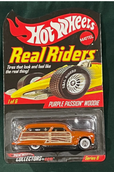 Hot Wheels Red Line Club 2007 Orange Purple Passion Woodie Series 8