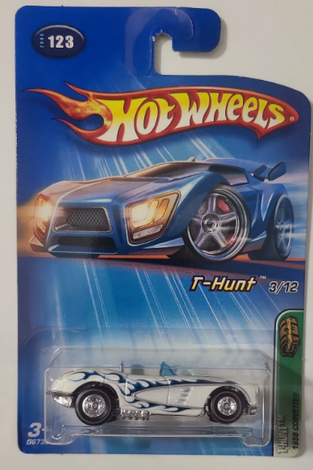 2005 Hot Wheels '58 Corvette Treasure hunt w/Redline Real Riders