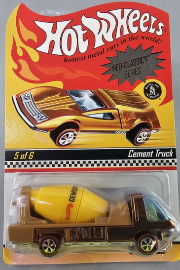 Hot Wheels RLC Cement Truck Mixer Copper SF Neo-Classics Red Line Club 2009