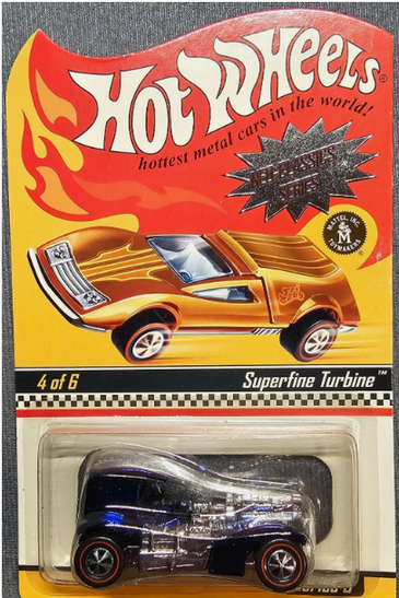 Hot Wheels RLC Neo Classics Superfine Turbine in Spectraflame Blue