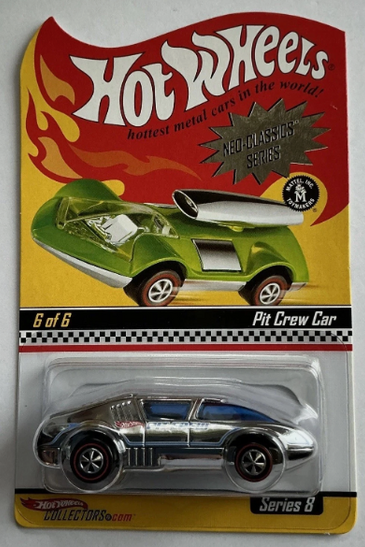 Hot Wheels 2008 RLC Neo-Classics Series 8 PIT CREW CAR in Chrome