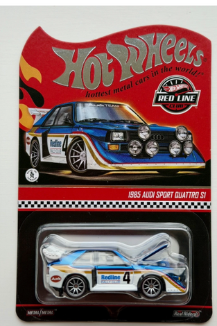 🔥 Hot Wheels RLC Exclusive 1985 Audi Sport quattro S1🔥Spectraflame Otto Blue
