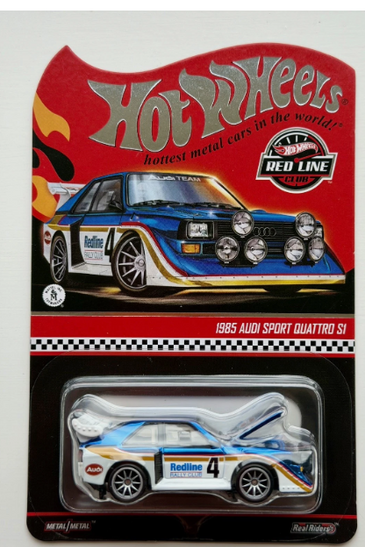 🔥 Hot Wheels RLC Exclusive 1985 Audi Sport quattro S1🔥Spectraflame Otto Blue