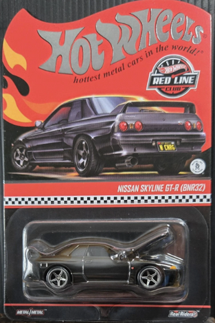 2026 RLC Exclusive Hot Wheels RLC NISSAN SKYLINE GT-R (BNR32) Red Line Club