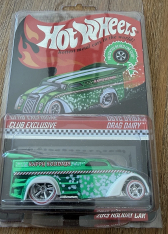 Hot Wheels RLC 2013 Club Exclusive Drag Dairy Holiday