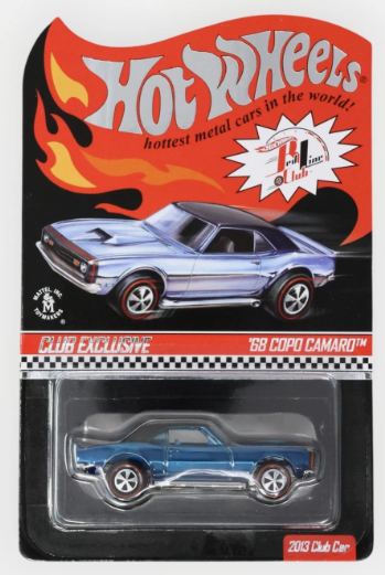 Hot Wheels '68 COPO Camaro - Blue - 2013