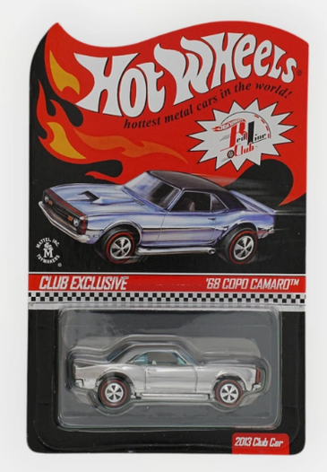Hot Wheels '68 COPO Camaro - Chrome - 2013 RLC
