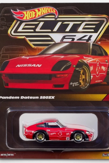 Hot Wheels Elite 64 Pandem Datsun 280ZX RedLine Exclusive in Red
