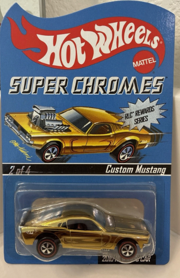 Hot Wheels RLC Super Chromes Custom Mustang 2010 Rewards Car