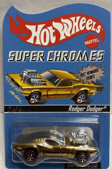 2010 HOT WHEELS REWARDS SUPER CHROMES RODGER DODGER
