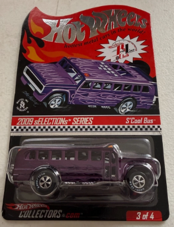 Hot Wheels RLC 2009 sELECTIONs Series Purple S'Cool Bus
