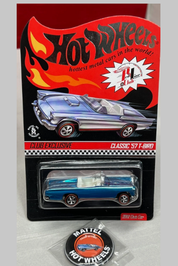 Hot Wheels RLC Exclusive Red Line Classic 57 T-Bird Mint W/Protector