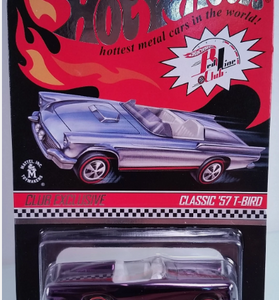 2012 Hot Wheels RLC Red Line Club Membership Classic 57 T-Bird Purple