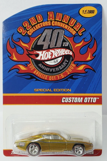 HOT WHEELS 22ND CONVENTION CUSTOM OTTO