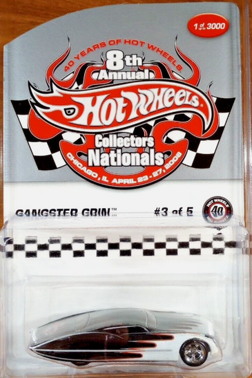 Hot Wheels RLC 8th Collectors Nationals Gangster Grin 1 of 3000 Black 2008 40th