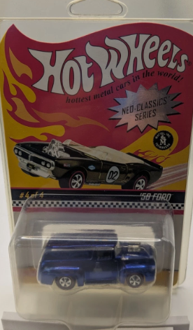Hot Wheels RLC Neo Classic Series Dark Blue '56 Ford Panel Truck