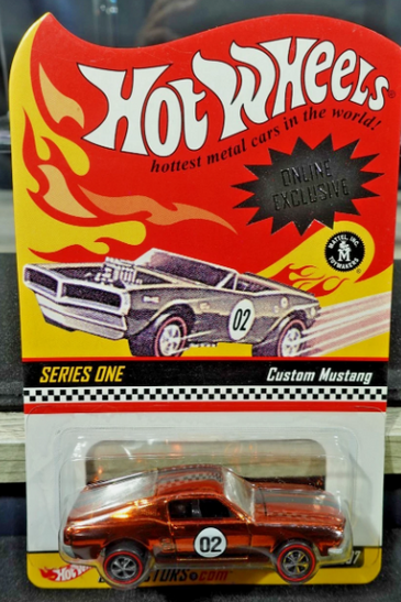 Hot Wheels RLC Online Exclusive Orange Custom Mustang