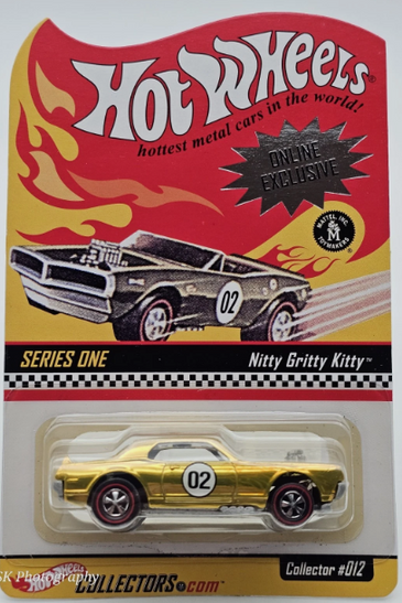 Hot Wheels RLC Redline Club Gold Nitty Gritty Kitty