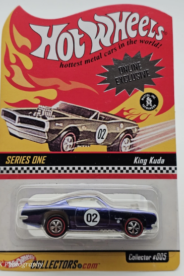 Hot Wheels RLC Redline Club Blue King Kuda