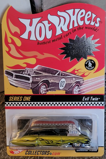 Hot Wheels 2001 RLC Online Exclusive Evil Twin w/RR's