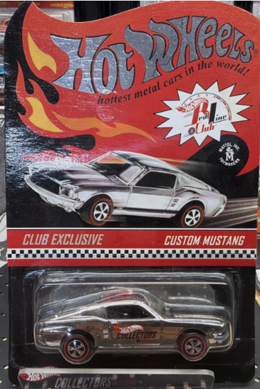 Hot Wheels RLC Exclusive Custom Mustang With Black Stripes