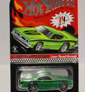 2025 Hot Wheels RLC Selections Custom 1968 Plymouth Barracuda Green