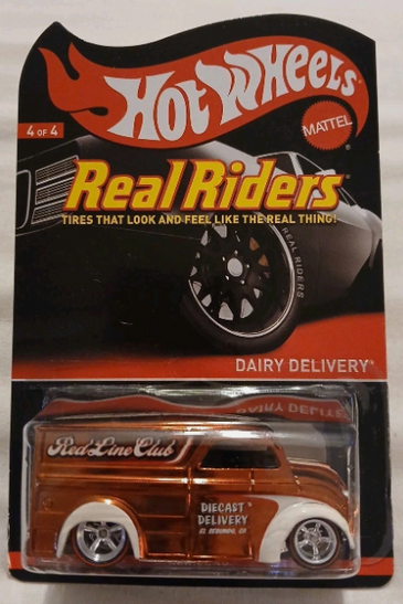 Hot Wheels RLC Real Riders Orange Dairy Delivery Series 12