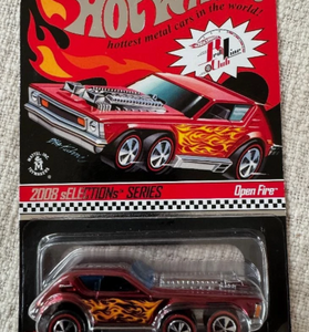2007 Hot Wheels Redline Club RLC Selections Series Red Open Fire