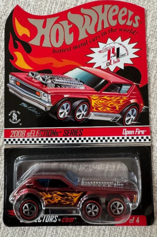 2007 Hot Wheels Redline Club RLC Selections Series Red Open Fire