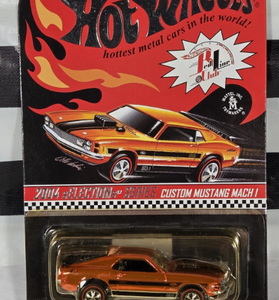 2005 Hot Wheels RLC Red Line Club Custom Mustang Mach I Spectraflame Orange