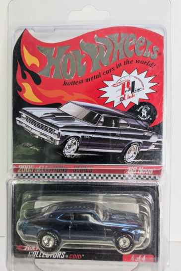 Hot Wheels RLC 2005 Selections 68 Nova Spectraflame Steel Blue