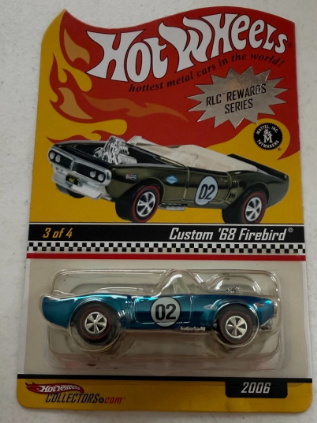 Hot Wheels 2006 RLC Rewards Series Custom '68 Firebird