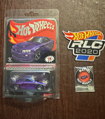 Hot Wheels Red Line Club 2020 Nissan Skyline GT-R (BNR34) Purple