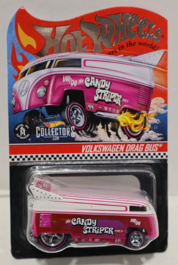 Hot Wheels 2021 RLC Exclusive Volkswagen Candy Striper Drag Bus