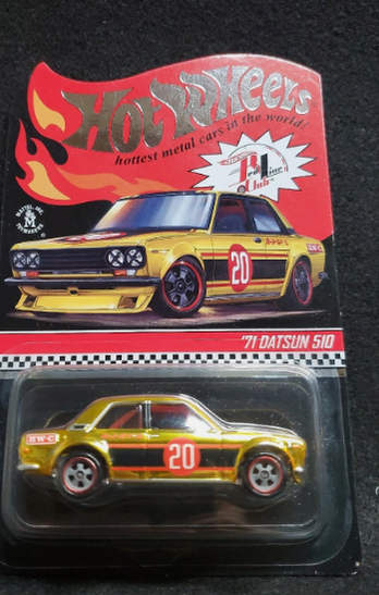 Hot Wheels RLC Gold '71 Datsun 510